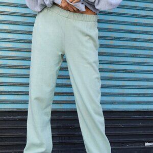 John Galt Pale Green Rosa Sweatpants
